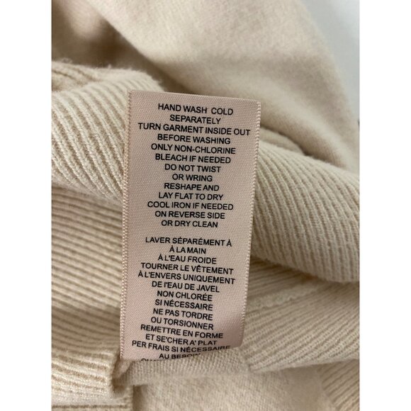 Philosophy Republic Clothing Women's Cable Knit Sweater Beige Elegant Design - Picture 11 of 11